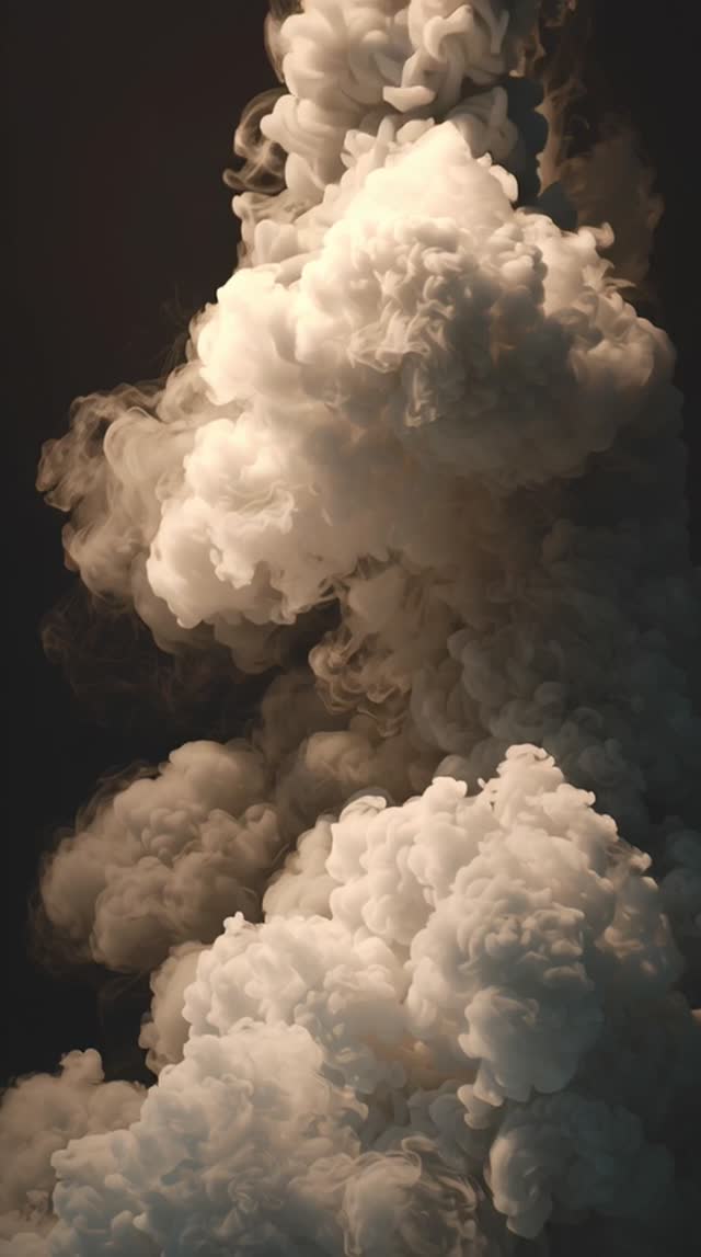 Thick White Smoke Billowing On Dark Background Ci 78A5 4A63 856E cloud sky nature backgrounds abstract smoke