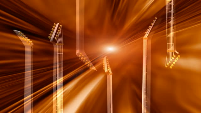  music bright guitar illuminated electricity  musician glowing
