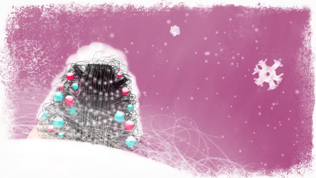 winter  deco snow christmas backgrounds  background snowflake video