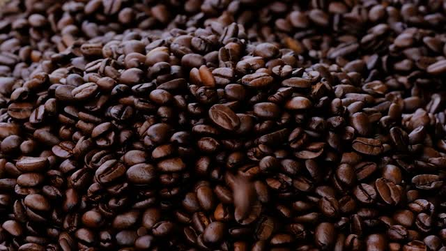 caffeine bean  coffee  beans close-up backgrounds coffee beans video