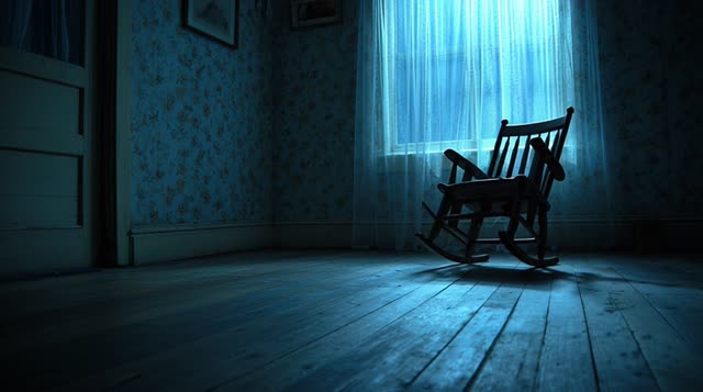 1940S Denver House At Nightrocking Chair indoors domestic room flooring wood material chair video