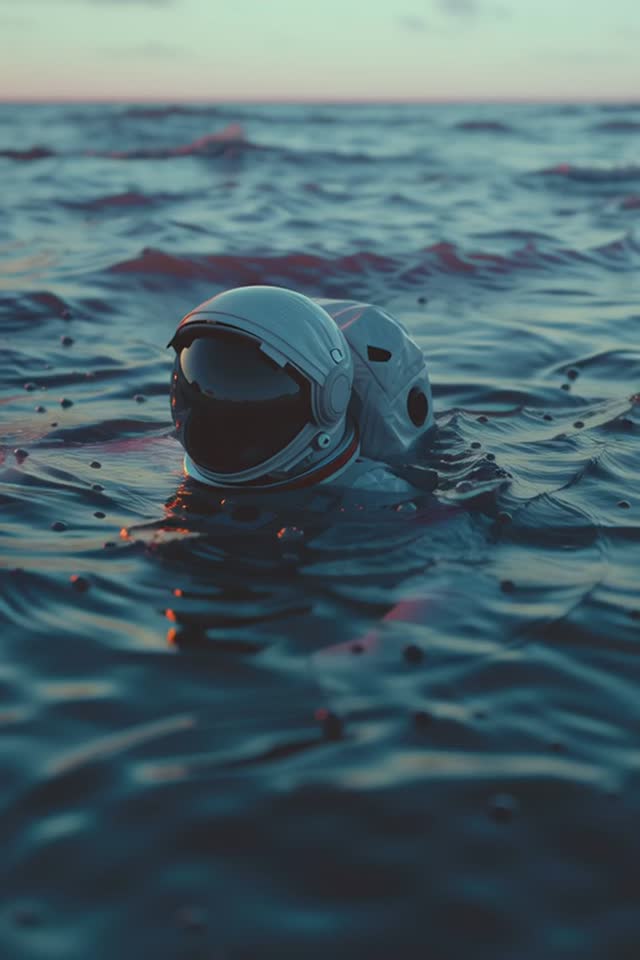 Astronaut Float Ocean sport water outdoors nature extreme sports summer video